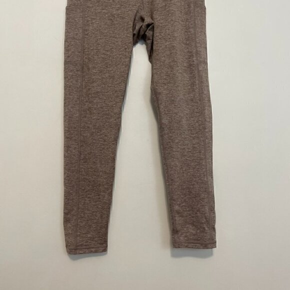 AERIE AMERICAN EAGLE Chill Play Move Leggings Tan Brown High Waisted Rise Pocket - Picture 4 of 12